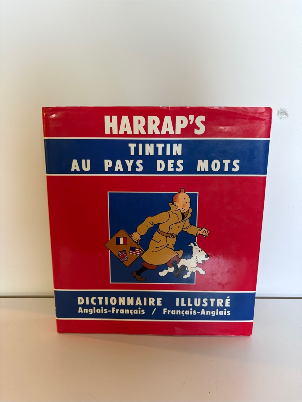 Vintage Tintin Au Pays des Mots Harrap’s Illustrated Dictionary Hergé